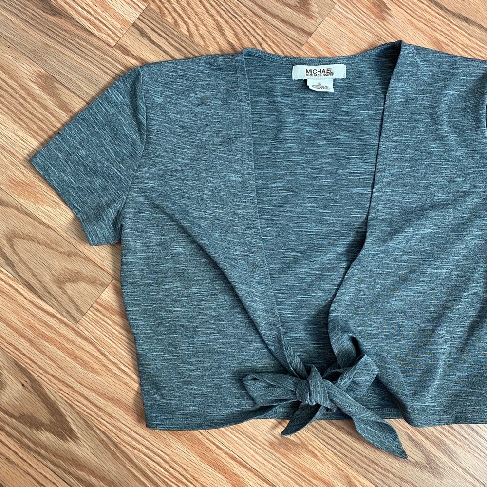Michael Kors Tie Top - Picture 2 of 4